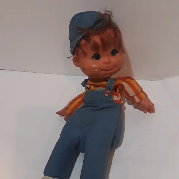 RARE VINTAGE 1970s MATTEL BABY BEANS BIFFY BOY DOLL